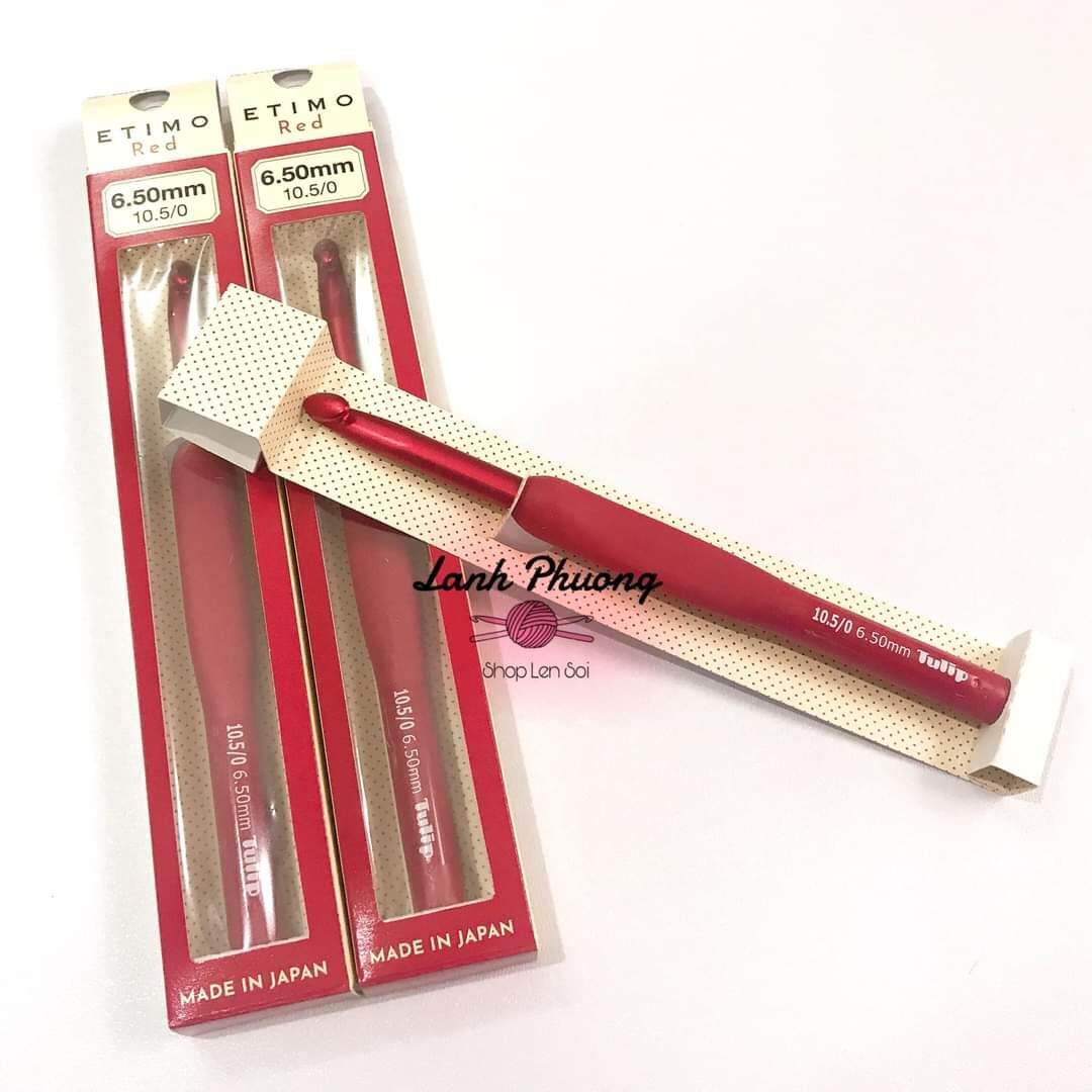 Red Tulip Crochet Hook Etimo Red