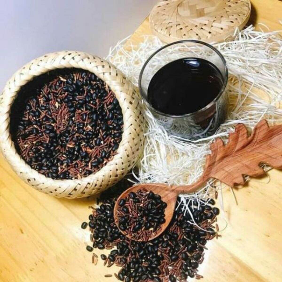 Gói trà túi lọc đậu đen gạo lứt