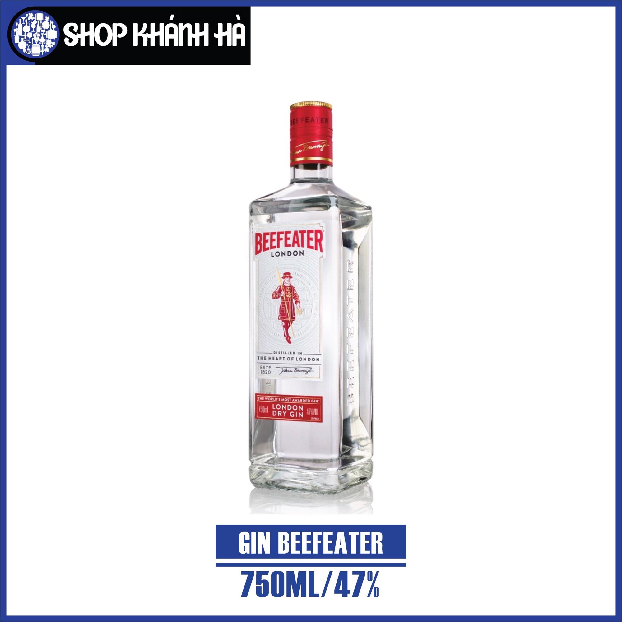 Gin beefeater - chai/750 - 47
