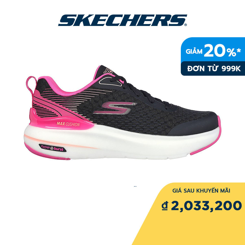 Skechers Nữ Giày Thể Thao Chạy Bộ Giặt Máy Được - 129293-BKHP