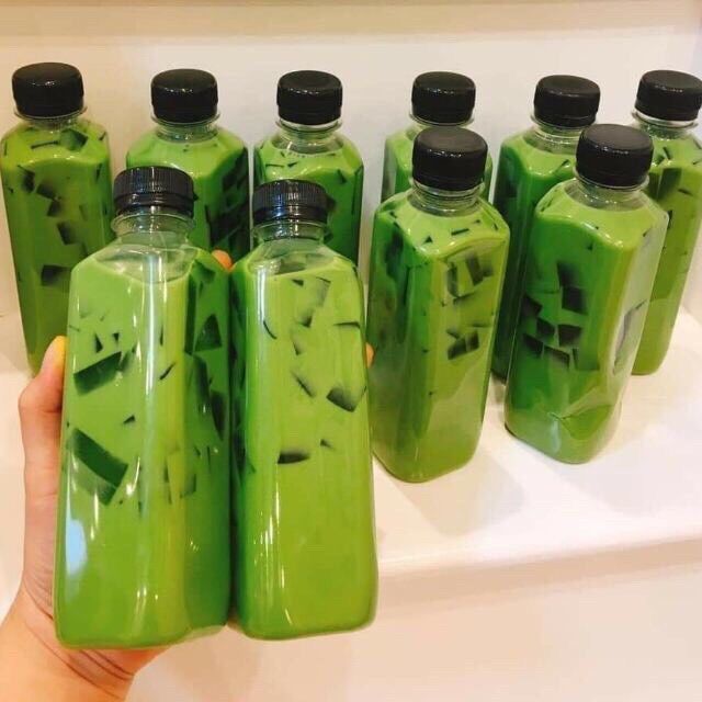 10 Chai nhựa đựng trà sữa 350ml