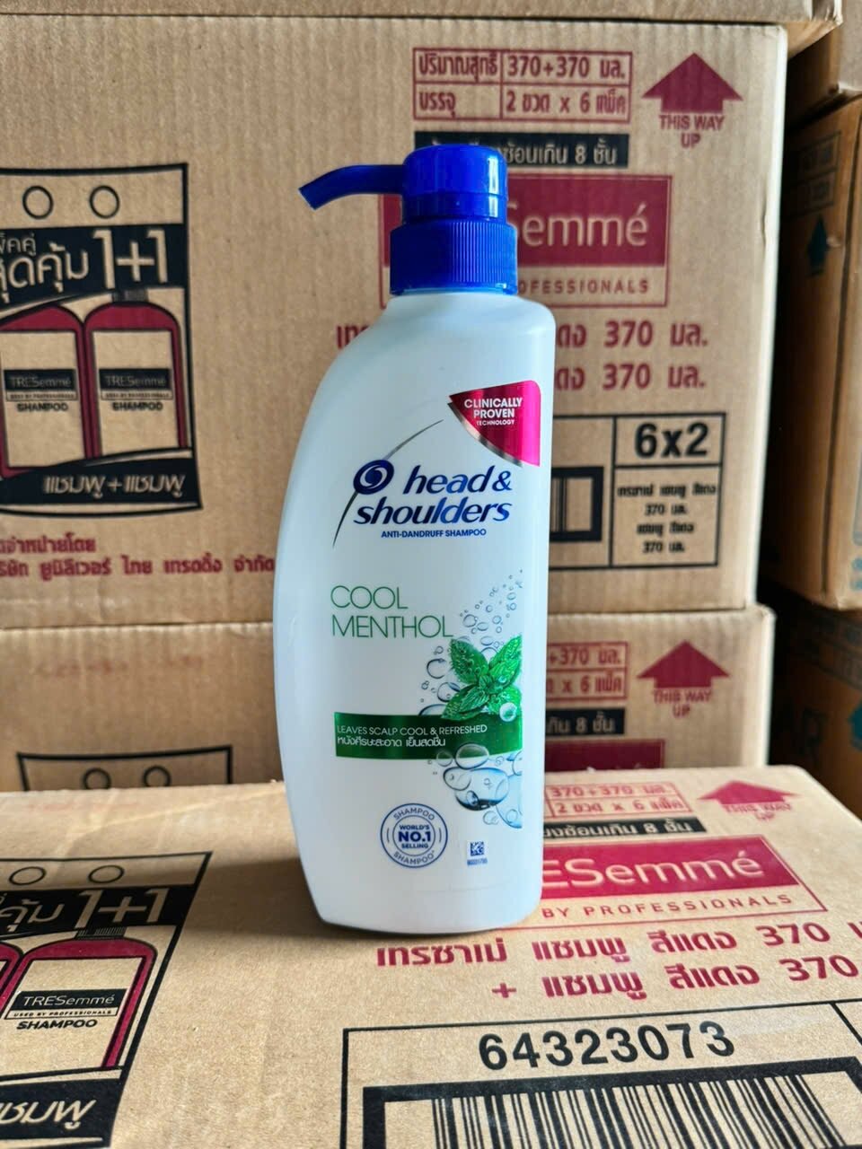 Dầu Gội Head&Shoulders Thái Lan Bạc Hà Mát Lạnh 370ml
