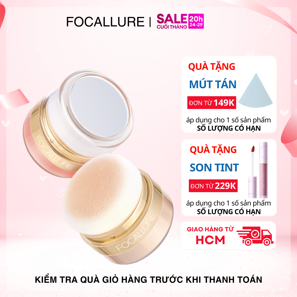 Focallure phấn đa năng phấn phủ và má hồng kiểm soát dầu 6g