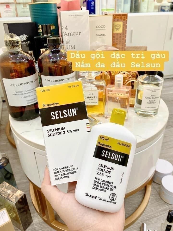 Dầu gội giảm gàu selsun chính hãng thái lan chai lớn 120ml