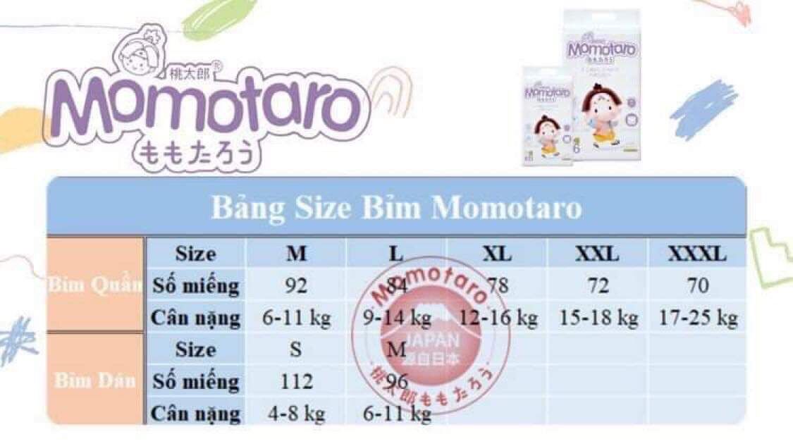 Bỉm Dán/Bỉm Quần momotaro