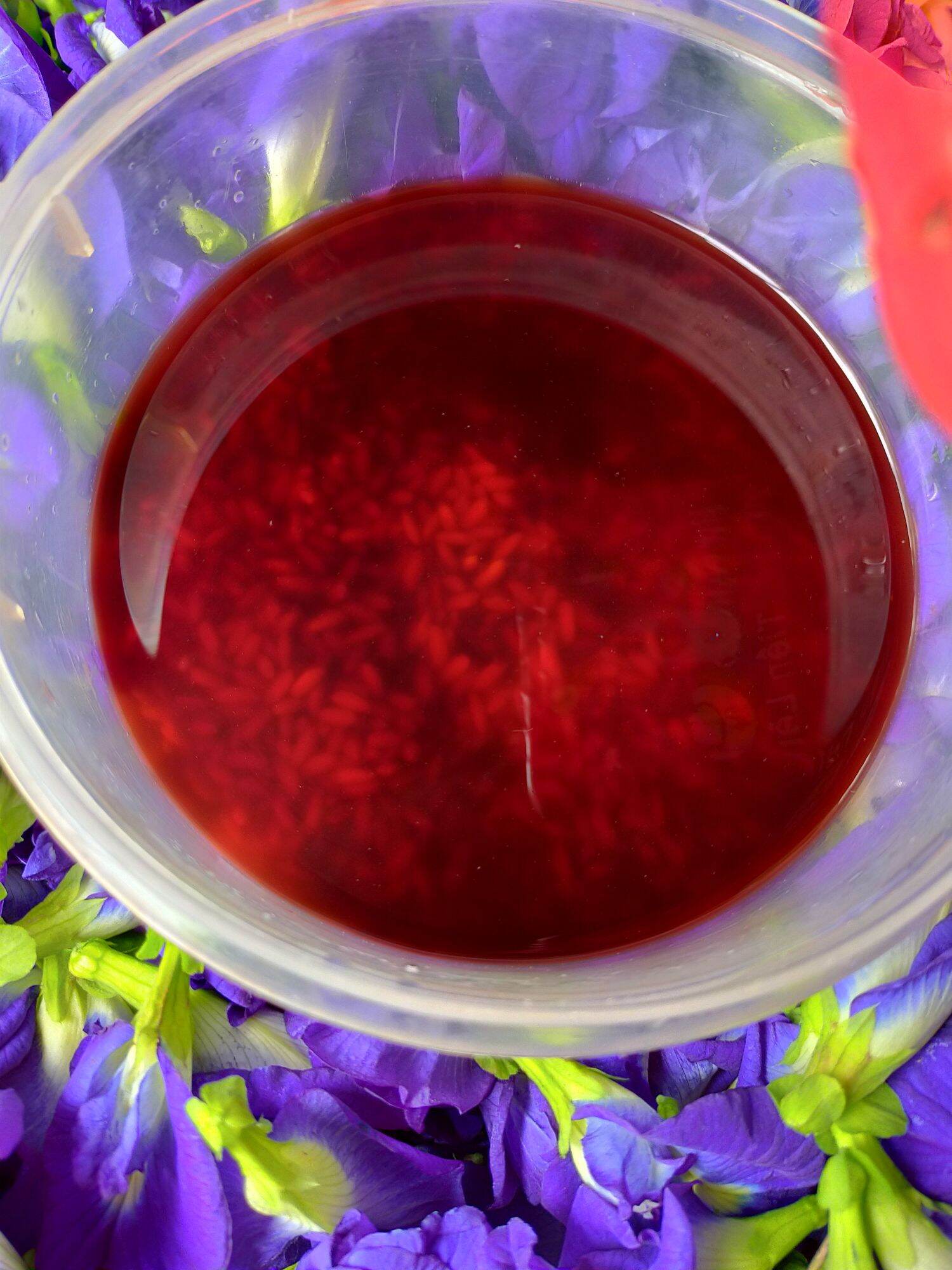 lá cẩm đỏ, cẩm tím thái tươi 500g