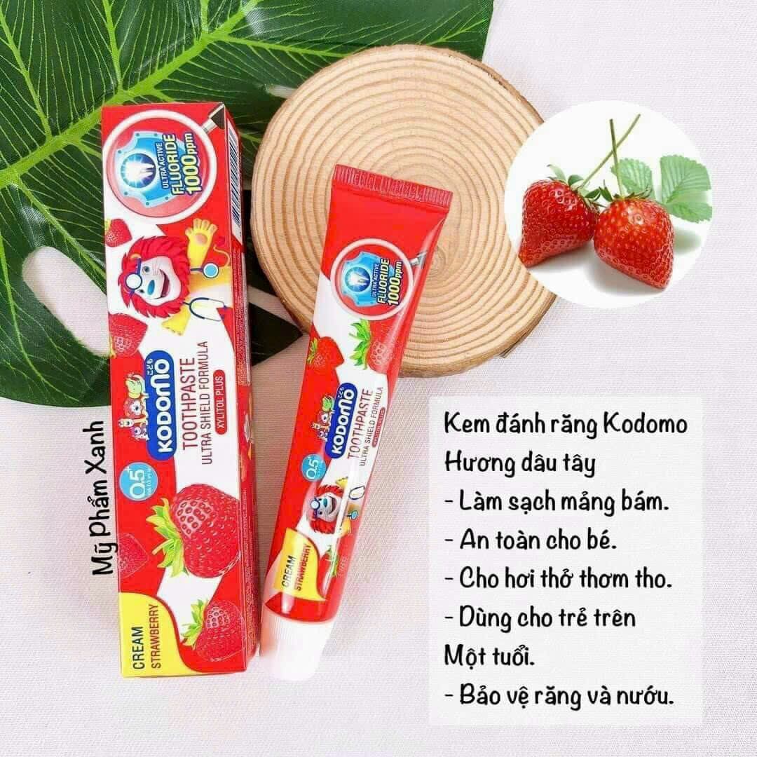 Kem đánh răng em bé kodomo thái lan