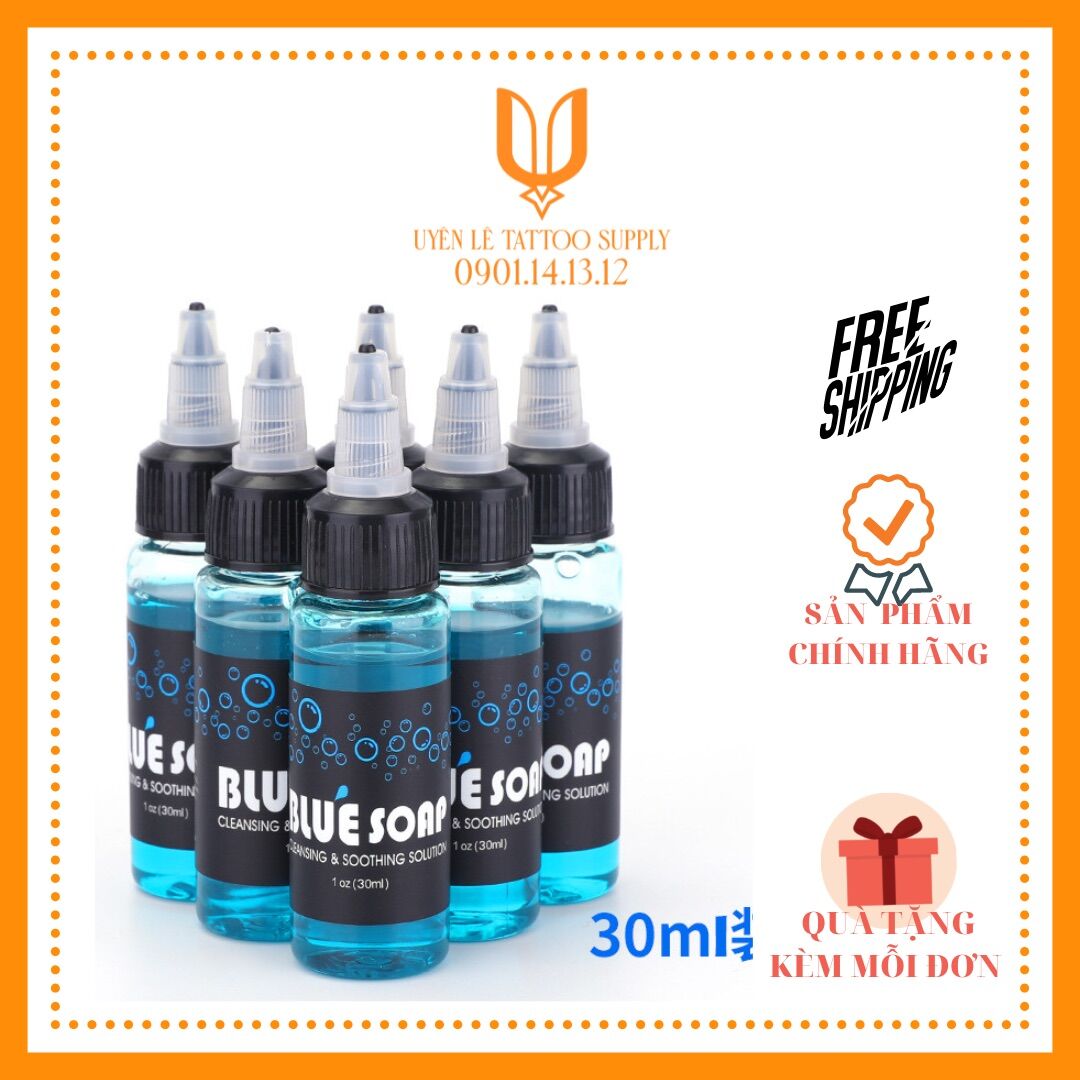 Bluesoap lau mực xăm 40ml