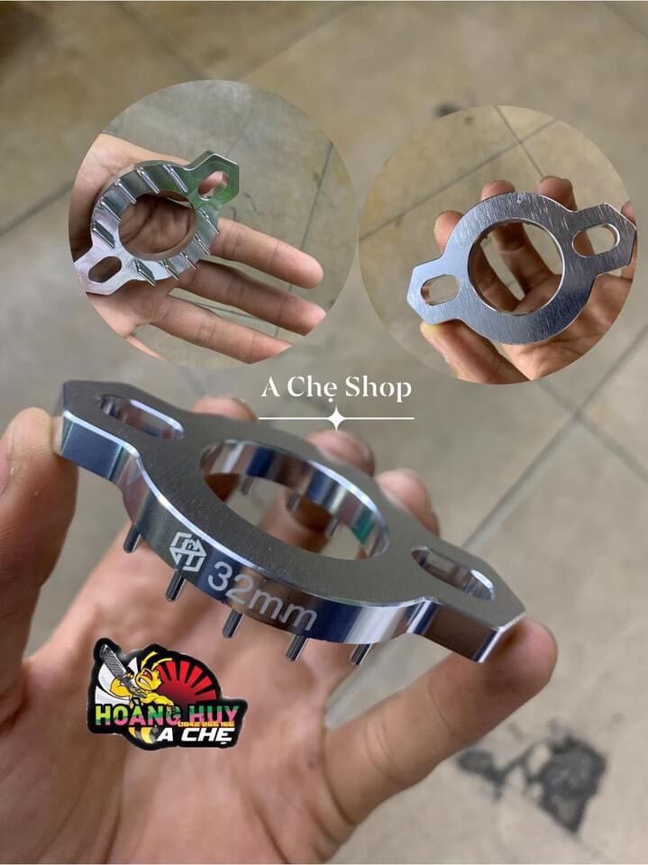 Lông Đền Cổ Pô Nhôm Sài Cổ 32mm Inox hay Titan đều được