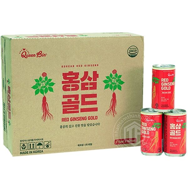 Nước hồng sâm lon Queen Bin Hàn Quốc ( 30 lon/ thùng)