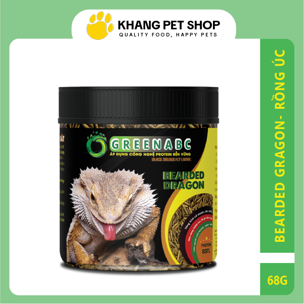 Thức ăn bò sát cho RỒNG ÚC, RỒNG RÂU - Bearded Dragon