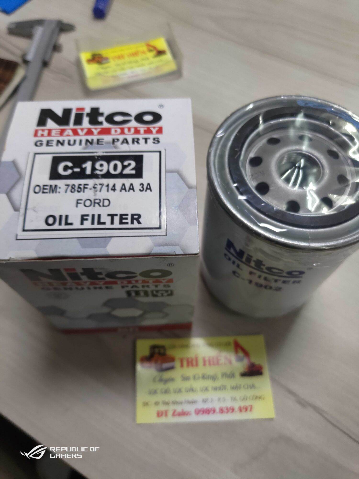 C-1902 nitco / lọc nhớt ford / oem: 785f-6714aa3a / mã tham chiếu c-1902 sakura
