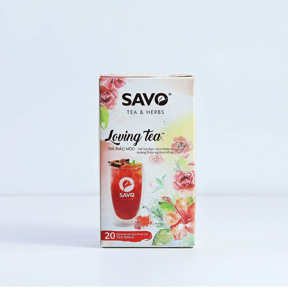 Combo 8 Hộp Trà SAVO Loving tea (Túi lọc kép)
