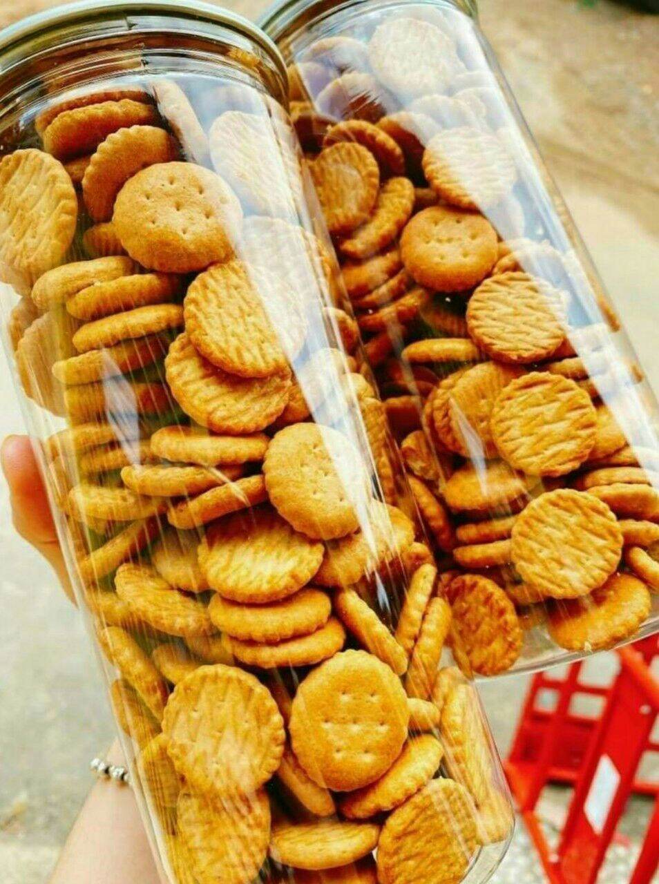 1kg Bánh Qui mặn tròn