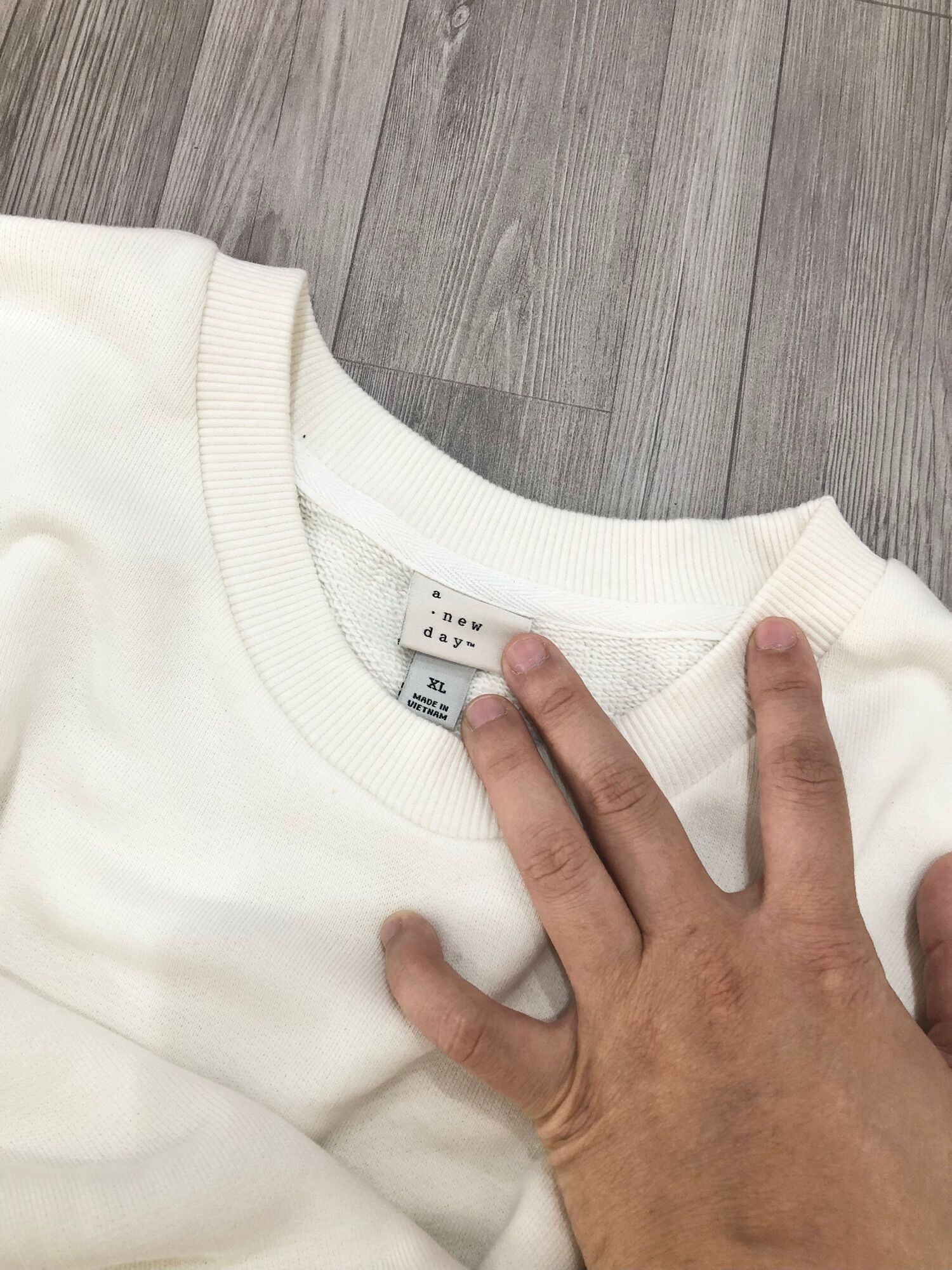áo nỉ da cá sweater aNewDay dày nặng siêu đẹp