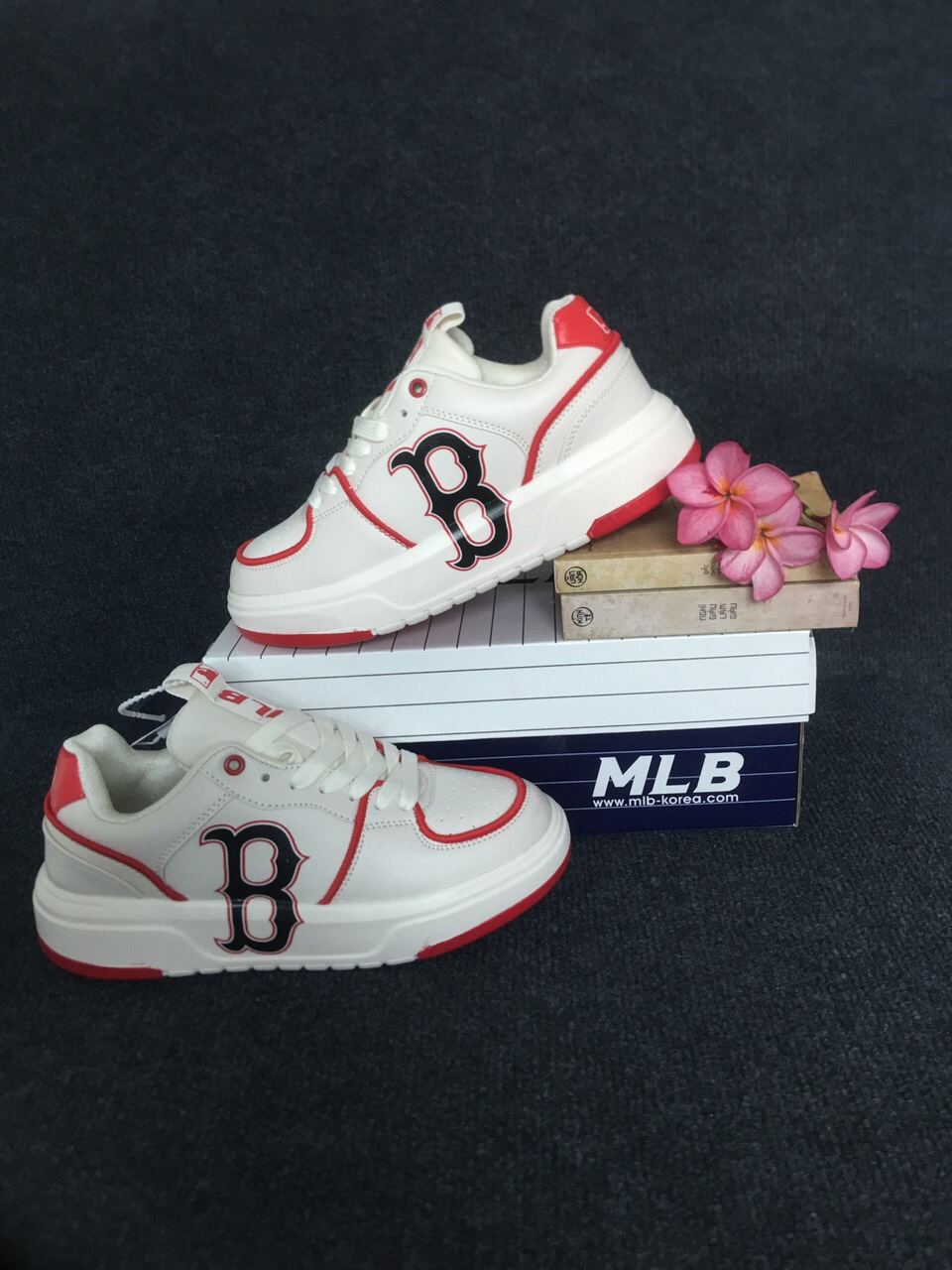 [HCM]Giày sneaker MLB chunky đế cao,giày nữ MLB chunky liner