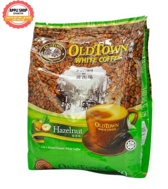 Cà Phê OLDTOWN Hazelnut Malayisa (Hạt Phỉ) 15 gói date 4/2024