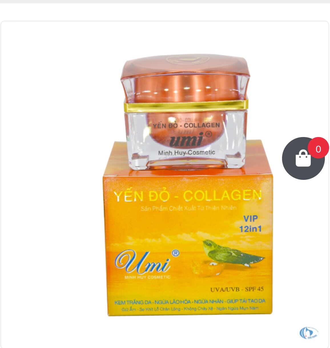 [Hcm]Kem Umi Trắng Da - Ngừa Lão Hóa Chống Nhăn - Tái Tạo 25G