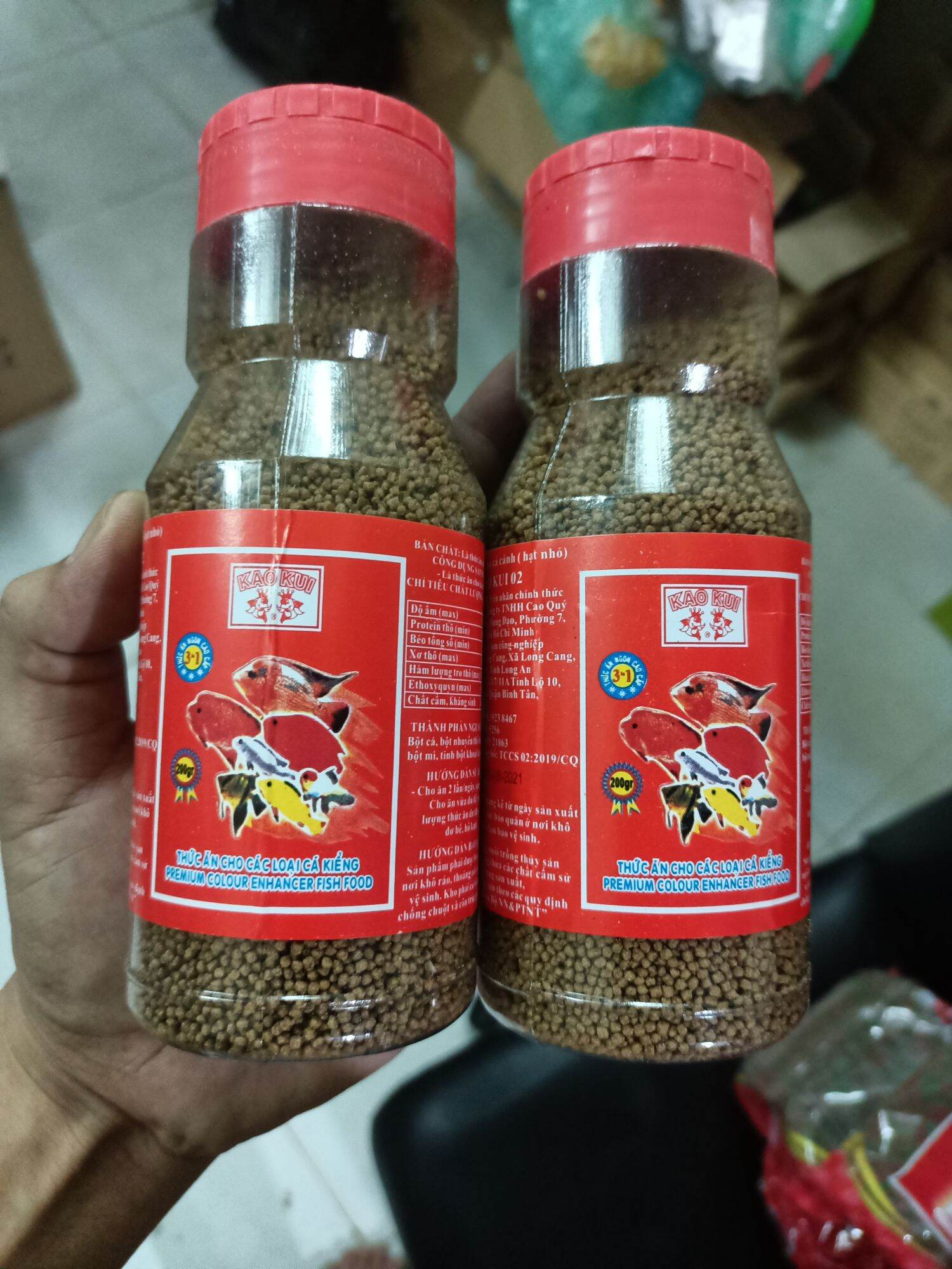 THỨC ĂN CHO CÁ KAOKUI ( CHAI 250 ) THỨC ĂN CHO CÁ , THỨC ĂN CÁ CẢNH