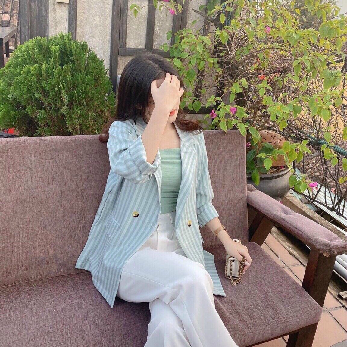 ÁO VEST SỌC (CÓ 2 MÀU)