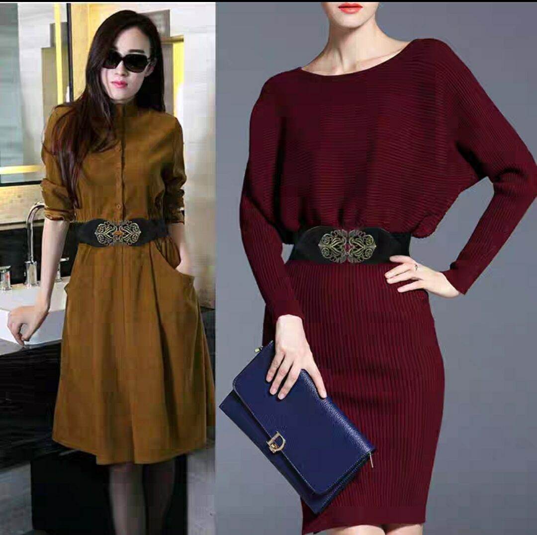 Thắt lưng dây nịt nữ đẹp mặc đầm váy thời trang Hàn Quốc