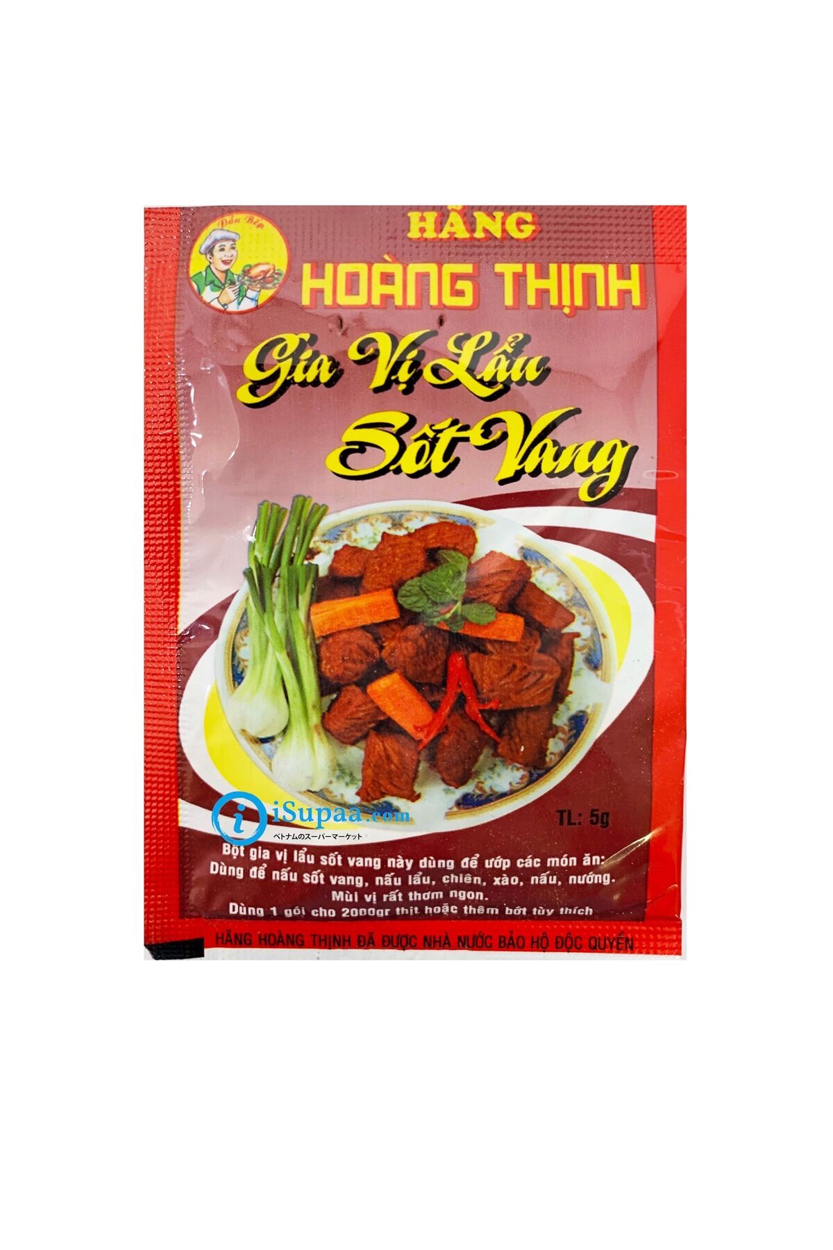 5 gói gia vị sốt vang, lẩu