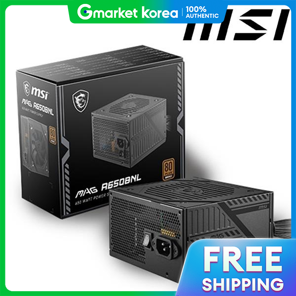 MSI | Msi Mag A650Bnl 80Plus Bronze 650W Atx Computer Power Supply Giá 1,374,800 Đồng*Miễn phí vận chuyển