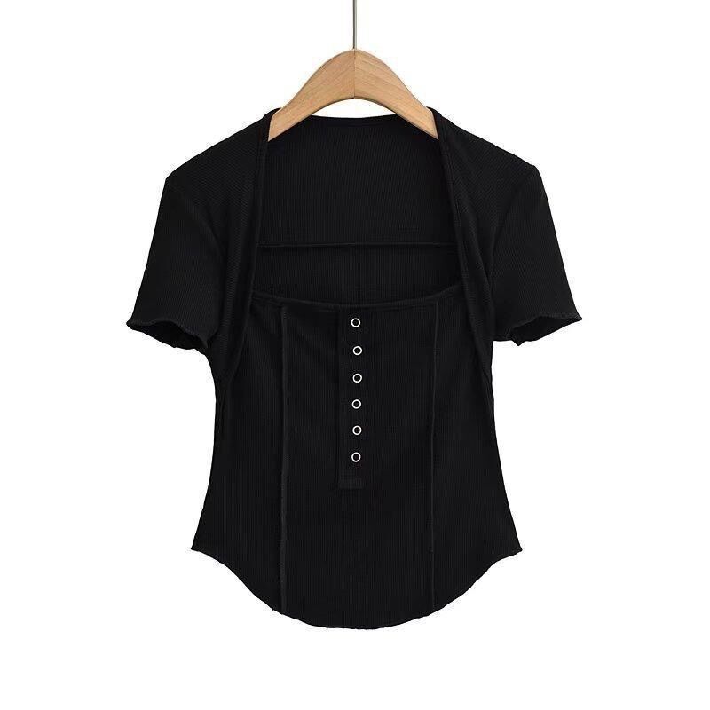 Áo thun gân cotton chất đẹp [ảnh thật]