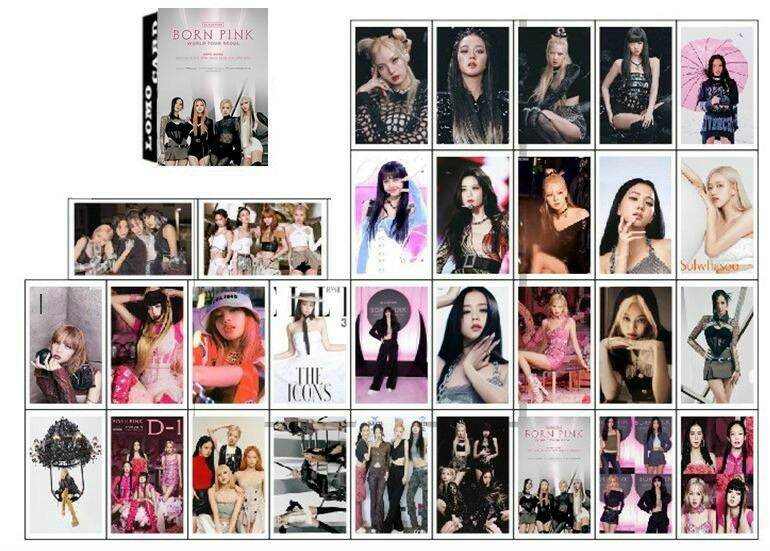 Set 30 tấm lomo blackpink mẫu mới
