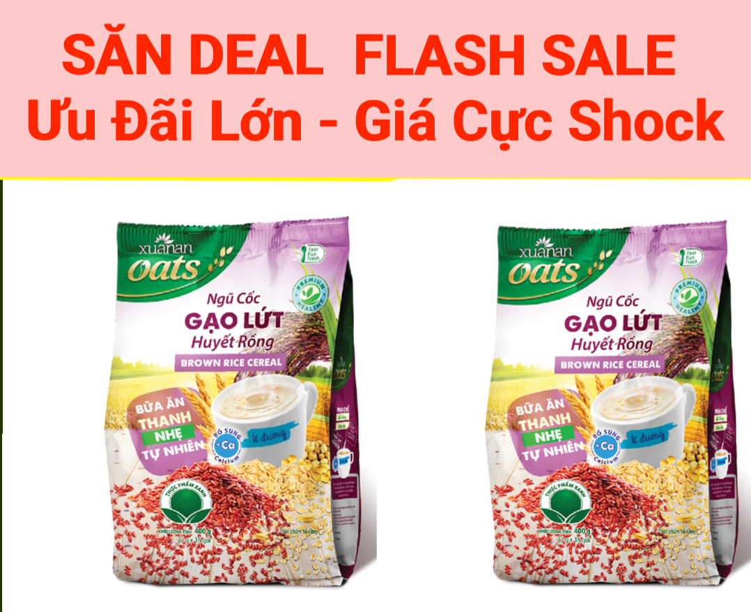 Combo: 5 gói ngũ cốc gạo lức huyết rồng 400g