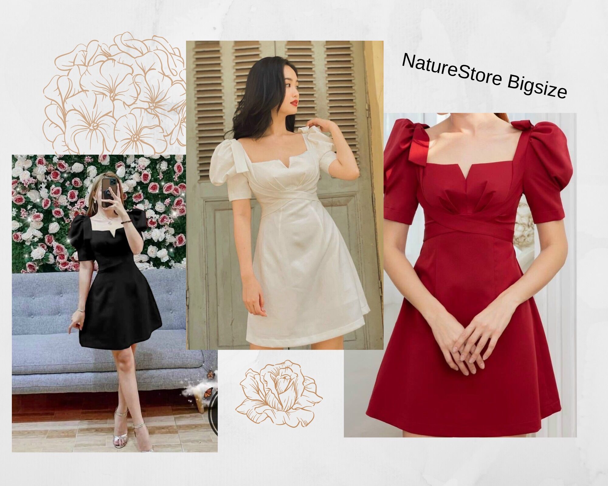 💫 đầm chéo ngực bigsize - có hình thật shop chụp💫