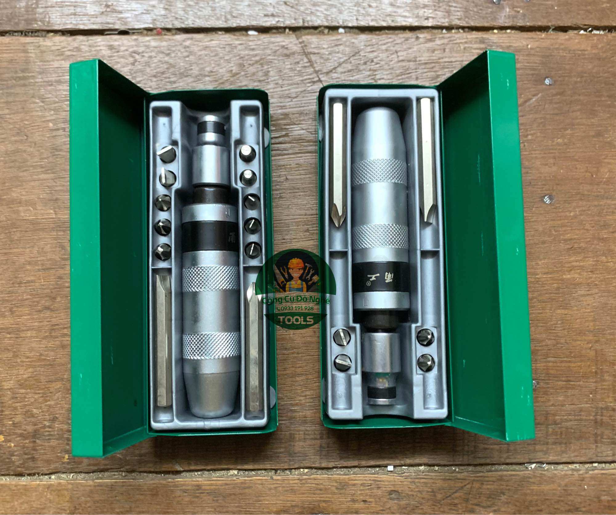 [HCM]bộ mũi vít đóng tự động 7 chi tiết và 13 chi tiết