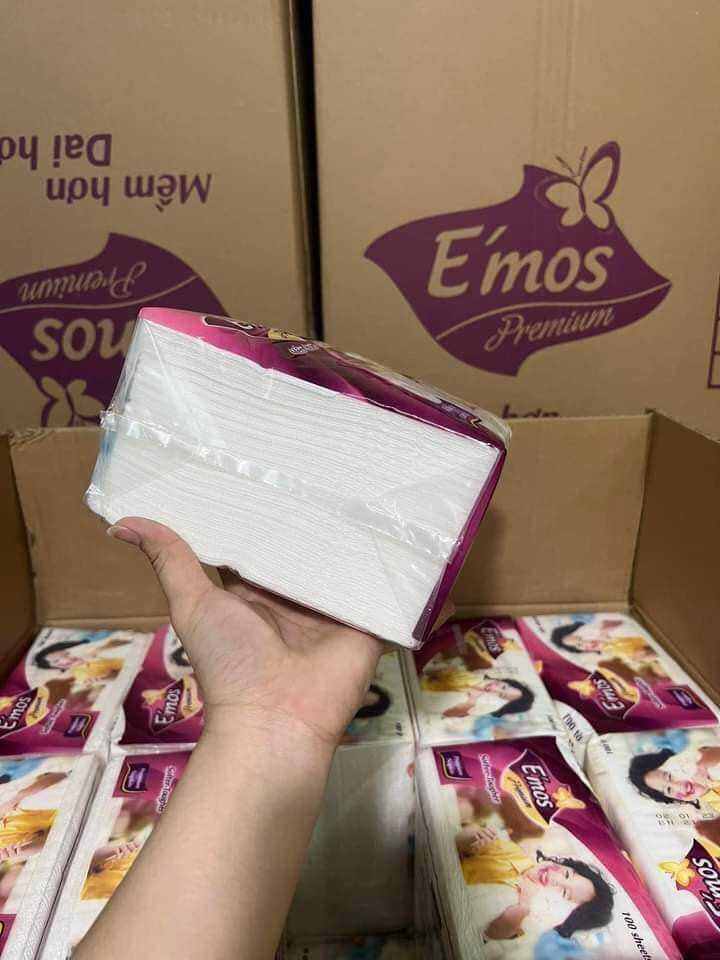 Khăn Giấy Vuông Emos  khổ giấy 330mmx330mm