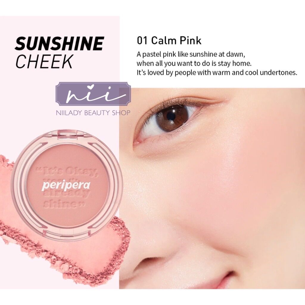 Má hồng Peripera Pure Blushed Sunshine Cheek