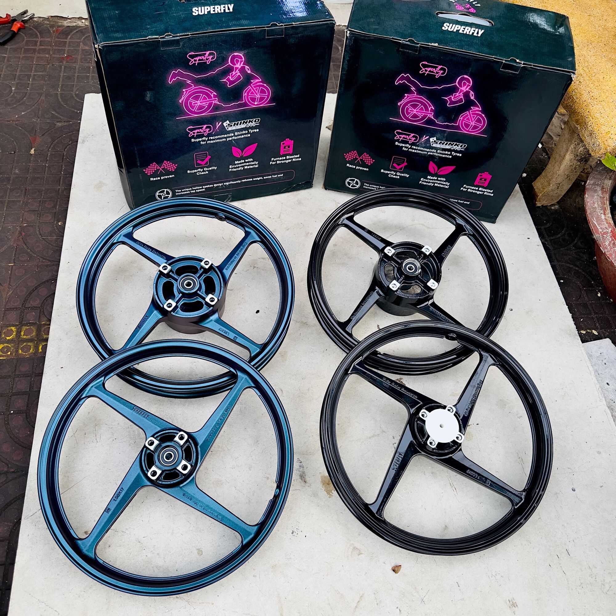 Mâm 4 Cây Superfly Malaysia Ex150 Win