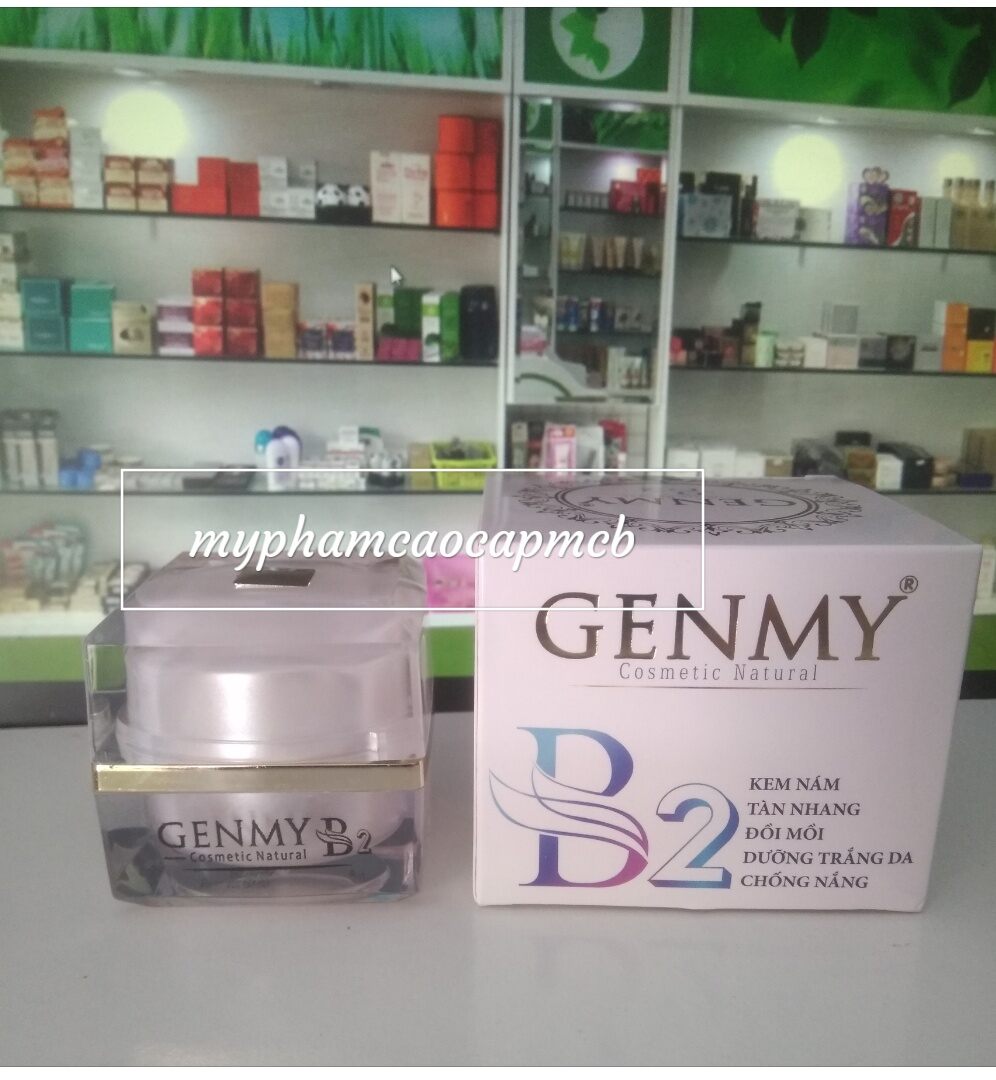 KEM GENMY B2 NÁM TÀN NHANG ĐỒI MỒI DƯỠNG TRẮNG DA CHỐNG NẮNG  35G