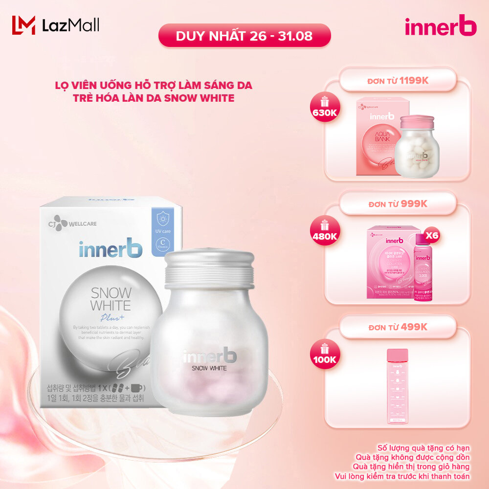 Thực phẩm bảo vệ sức khỏe InnerB Snow White 56 viên