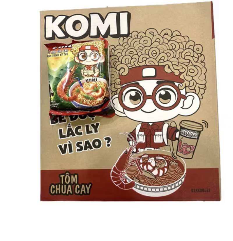 Thùng 30gói mì chua cay 60g tâng thêm quà