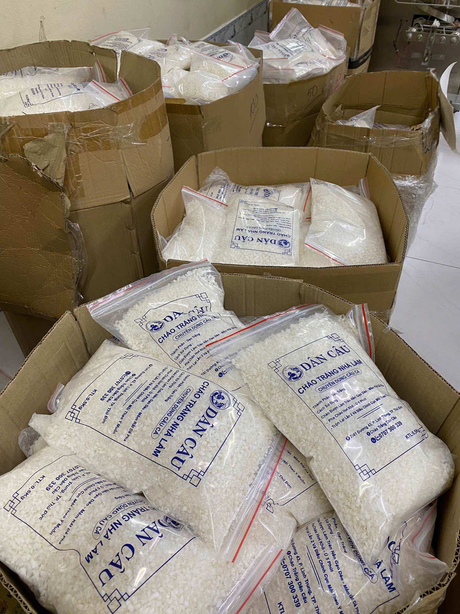 500gr cháo câu cá tra cháo trắng dân câu