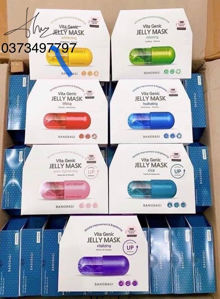 1 Hộp 10 miếng mặt nạ Banobagi Hàn Quốc giúp da mềm mịn căng bóng