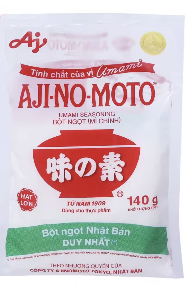 Bột ngọt Ajinomoto gói 140g1 lốc 10 gói