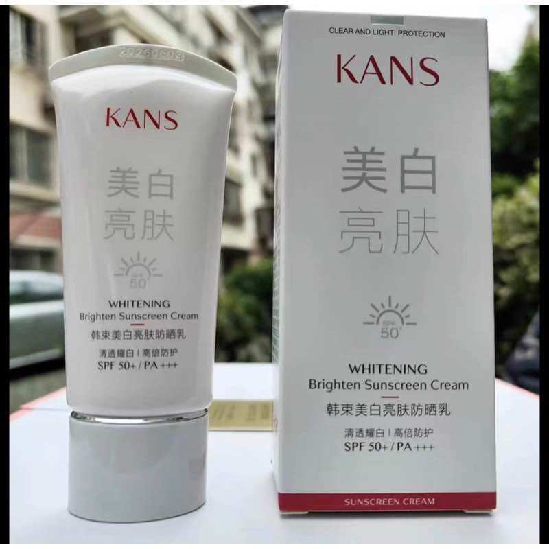Kem chống nắng trắng da dưỡng ẩm kans