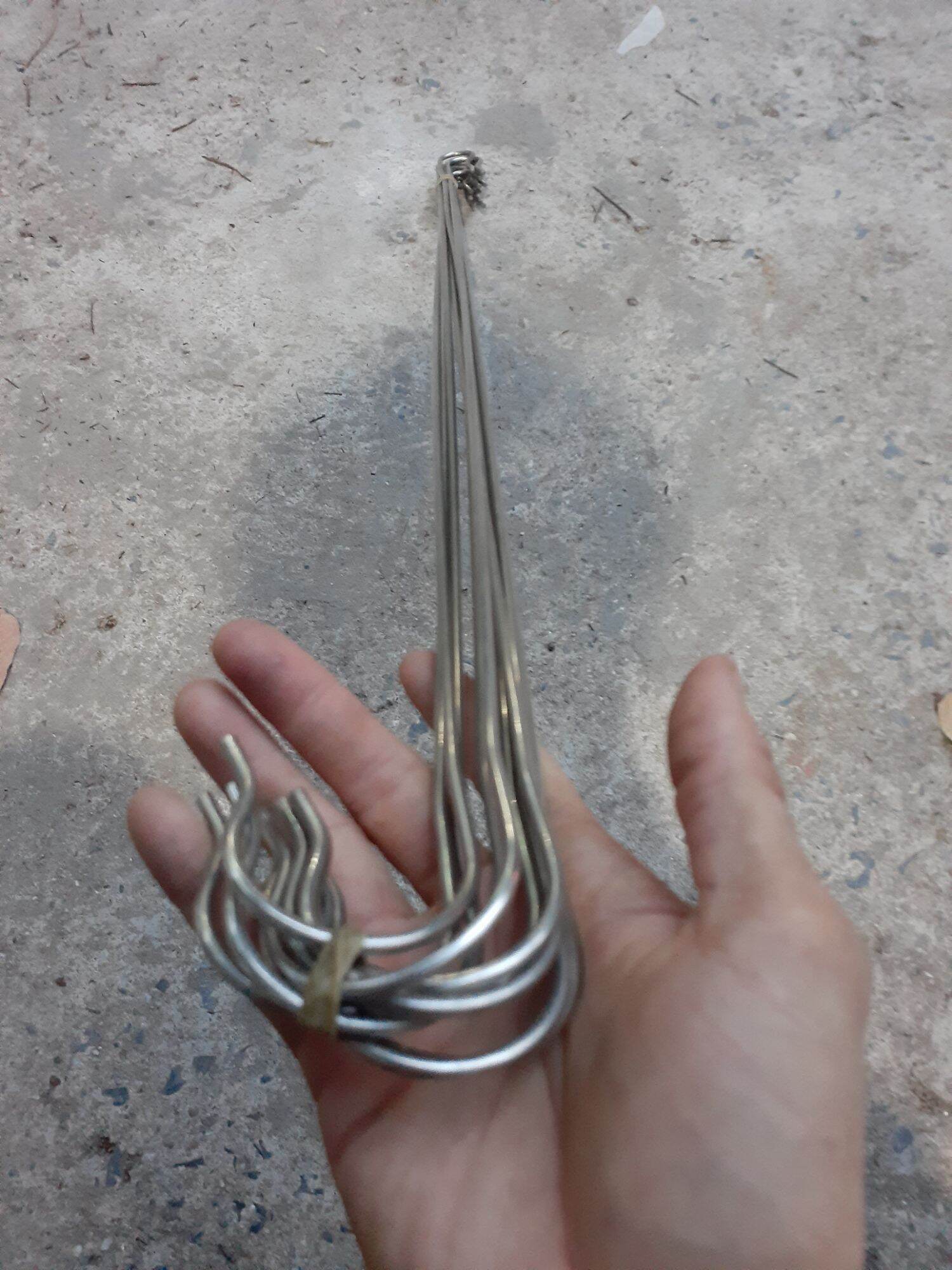 Móc Inox 2 đầu dài 70 cm để nối dài treo lan