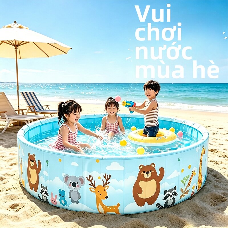 Bể Bơi Di Động Gấp Được Cho Bé
