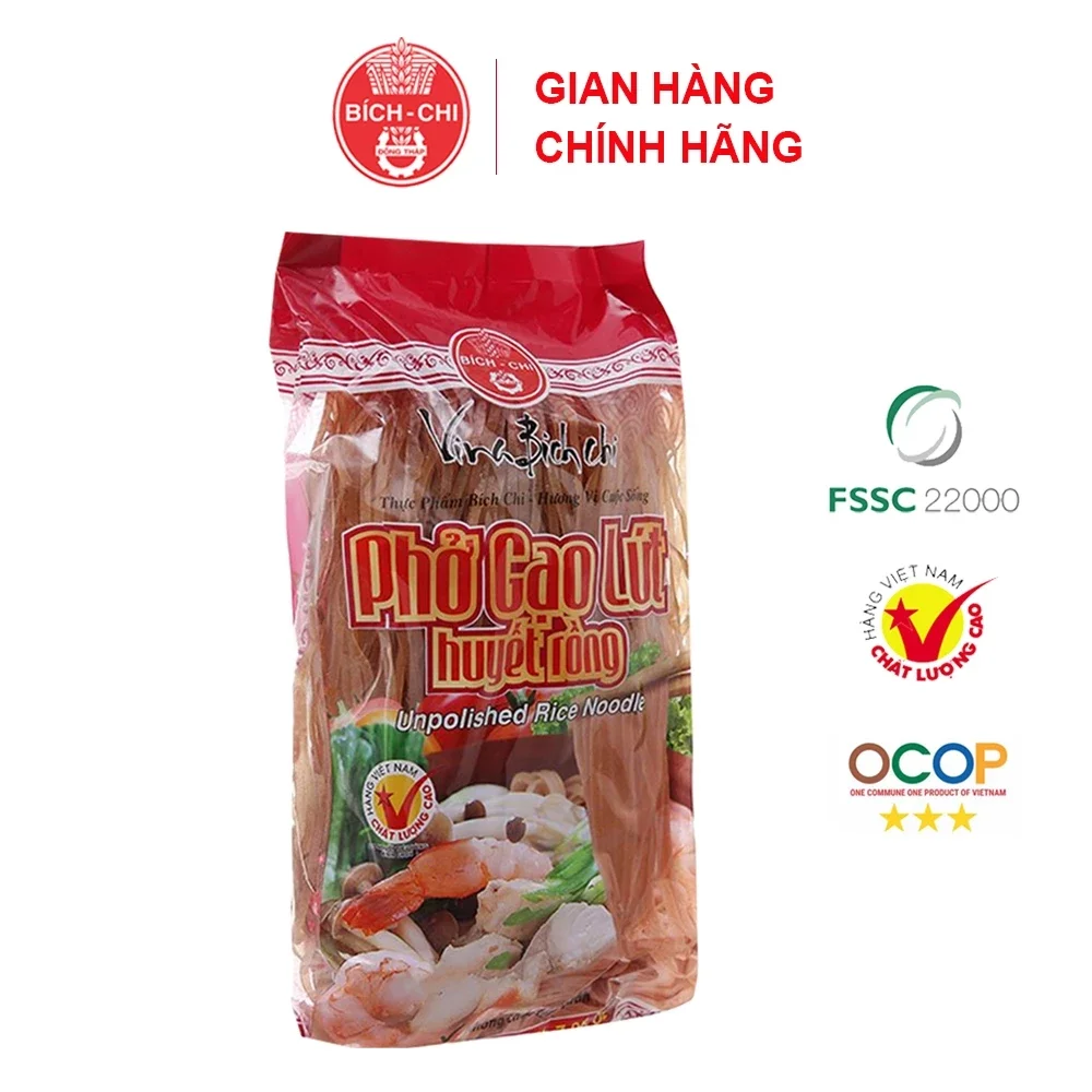 Phở gạo lứt huyết rồng bích chi gói 220g