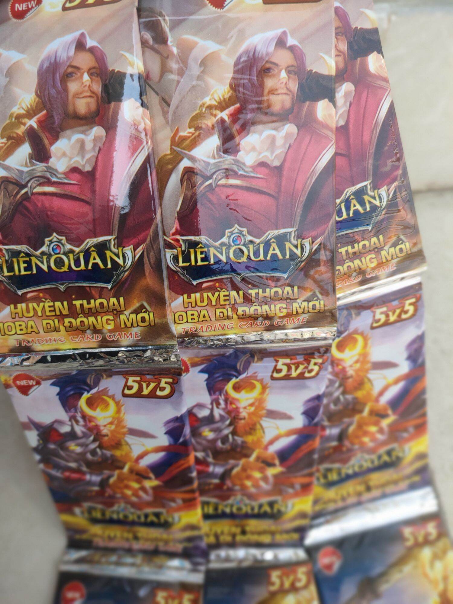Set 5 gói thẻ bài liên quân cao cấp