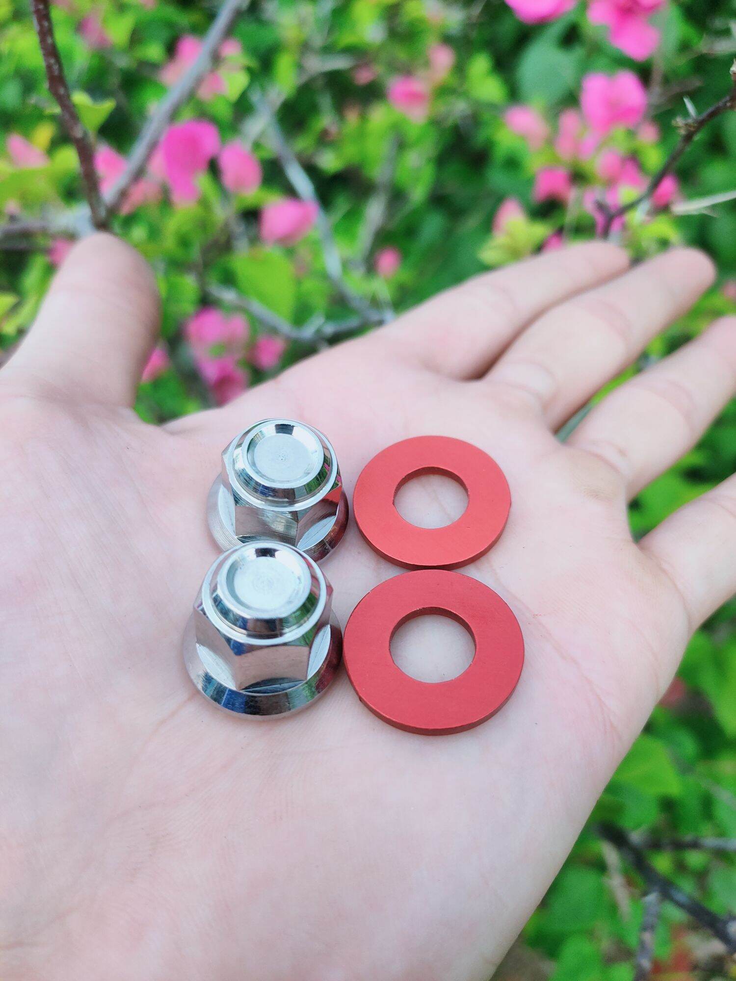 2 tán bít đầu 10li vành nhỏ lắp chân phuộc, pát gác chân wave, dream...