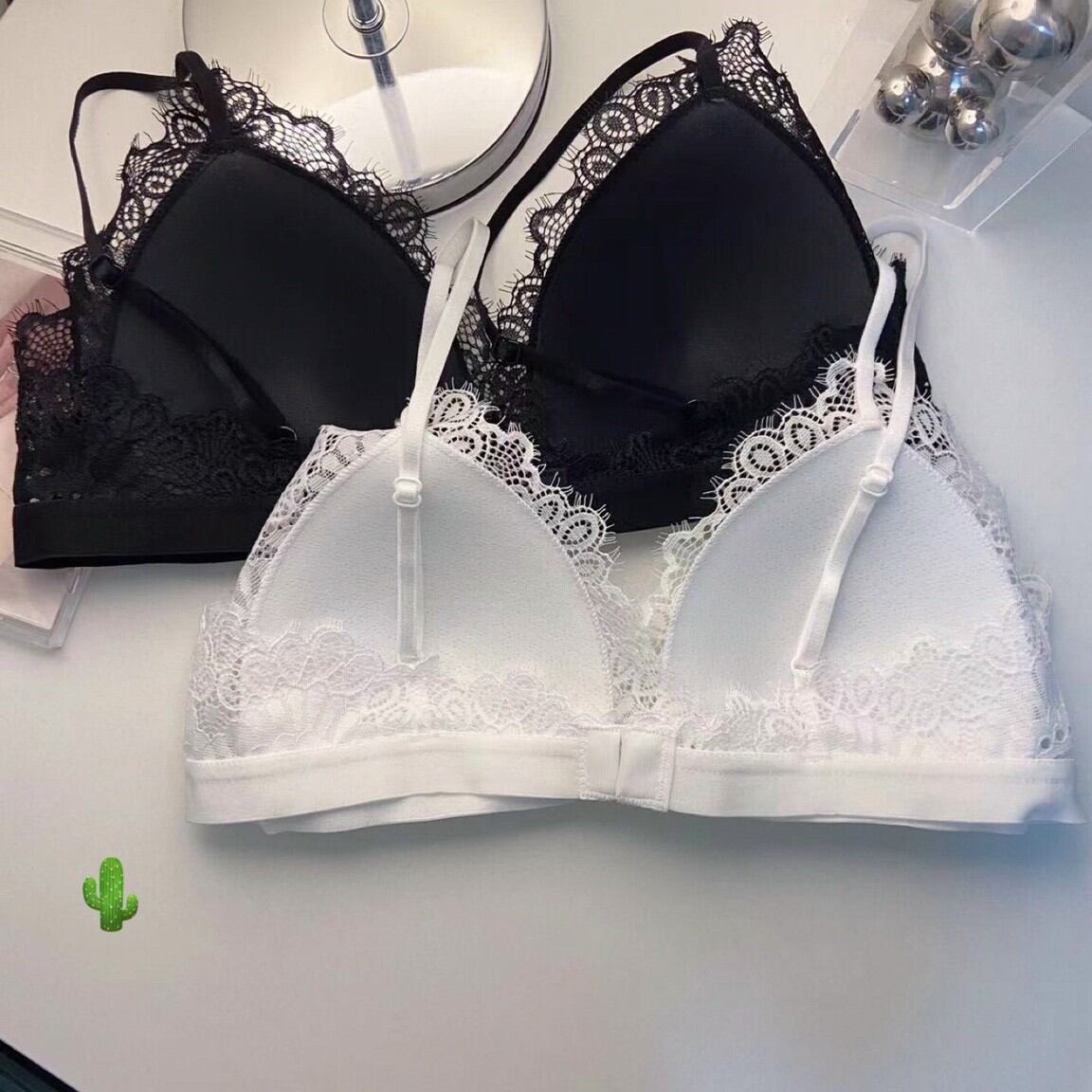 Áo bra phối ren cúp ngực