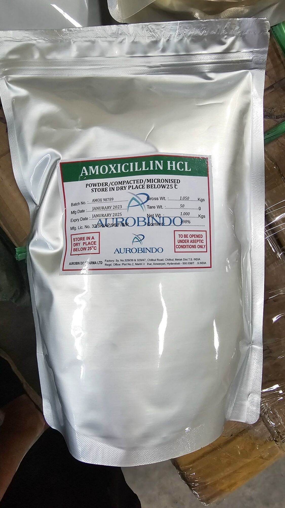 amox dùng cho thú y thủy hải sản tôm cá ếchlươnheogà vịt gói 1kg