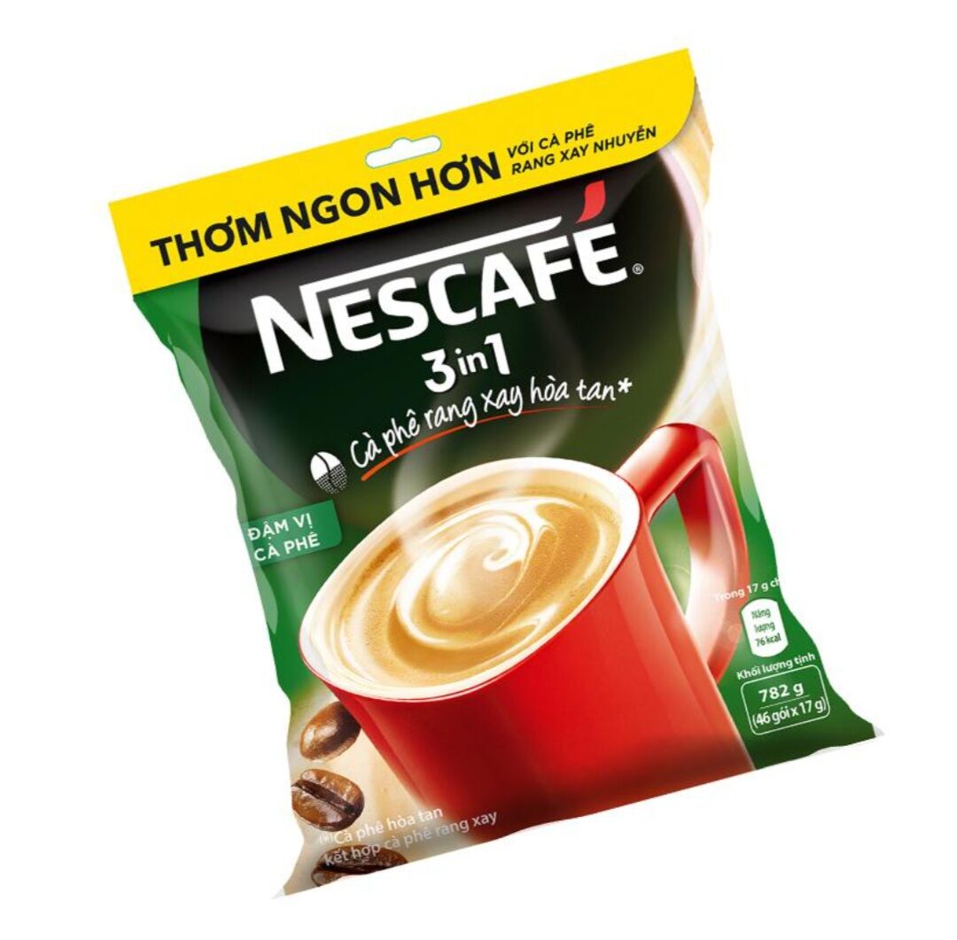 Cà phê sữa NesCafé 3 in 1 đậm vị cà phê 782g